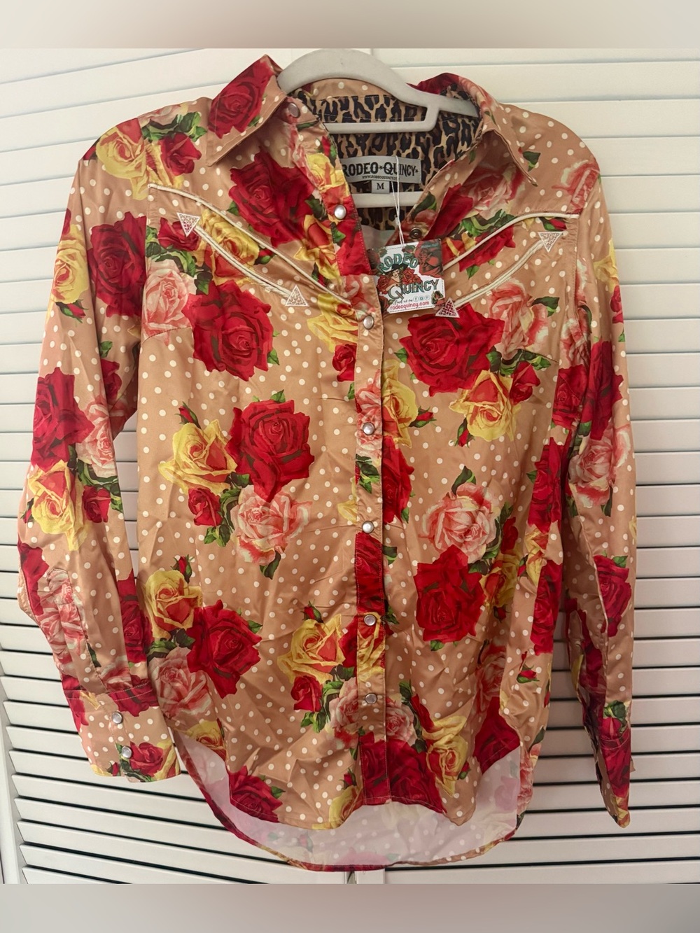 NWT Rodeo Quincy Button Up